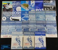 Collection of Peterborough Utd homes 1953/54 Halifax Town reserves, 1955/56 Swindon Town (FAC),