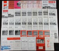 Collection of Workington home programmes 1957/58 Crewe Alexandra, 1959/60 Doncaster Rovers, 1961/