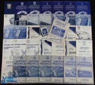 Collection of Sheffield Wednesday home programmes 1949/50 Coventry City, 1952/53 Blackpool (FAC),