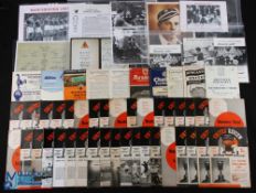 1957/58 A collection of football history, Manchester United Home match programmes Everton,