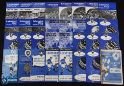 Collection of Leicester City homes to include 1953/54 Everton (Sellotape, poor), 1956/57 Notts.