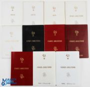 VIP France v England Rugby Programmes 1968-92 (11): Magnificent spread of these special Committee