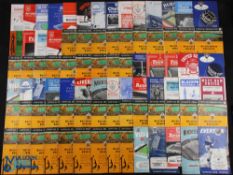 1961/62 Wolverhampton Wanderers home programmes complete season (21) plus FA cup Carlisle Utd, WBA