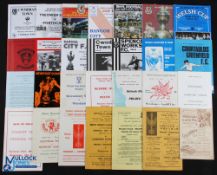 Selection of Welsh Cup match programmes 1957 Wrexham v Chester (s/f at Rhyl), 1958 Chester v Wrexham