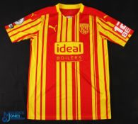 Ainsley Maitland-Niles No 30 West Bromwich Albion 2020/21 third match issue football shirt -