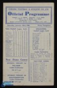 1945/46 Chelsea v WHU FAC 4th round match programme 26 January 1946, 4 page; has score. (1)