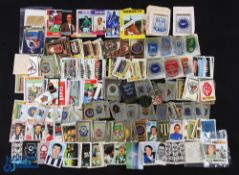 Panini Football Sticker cards and other Collectors cards, a mixed lot with #80 Panini stickers