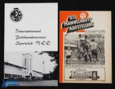 1965/66 FC Nurnberg v Everton Fairs Cup programme 28 September 1965; also international tourney