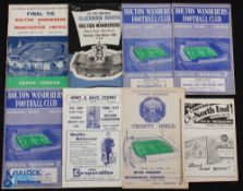 1957/58 Bolton Wanderers famous FA Cup winning journey in programme form to include Preston NE (