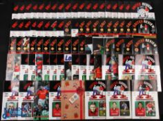 1992-95 Manchester United Home Programmes, to include 1992-1993 x29, 1993-94 x28, 1994-95 x24 plus