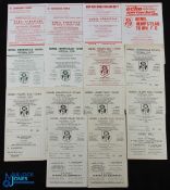 Collection of Hemel Hempstead Town FC home programmes 1956/57 Berkhamstead Town, 1957/58 Woodford
