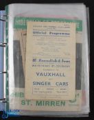 Collection of football programmes to include 1945/46 Coventry City v Aston Villa football league