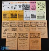 Selection of East Fife home match programmes 1956/57 St Johnstone (SC), 1958/59 Brechin City (