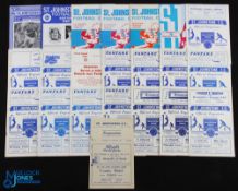 Selection of St Johnstone home match programmes 1949/50 Kilmarnock (ph), 1960/61 Arbroath (SLC),
