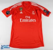 Moha Ramos No 35 Real Madrid 2017/18 Champions League away match issue football shirt 'FIFA World