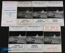 1952-53 Kidderminster Harriers Home Football Programmes - a good selection to include Southern