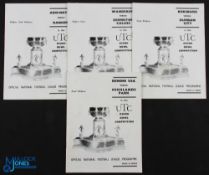 1961 UTC R2000 Bowl competition (South Africa) at Balfour Park stadium, match programmes Addington v