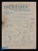 Pre-War 1927/1928 Chelsea v Wolverhampton Wanderers Div. 2 match programme 17 December 1927;