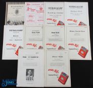 Collection of Norway club programmes to include 1957 Brann v Skeid, 1958 Brann v Kamraterna (Sweden)