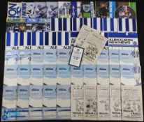 Collection of West Bromwich Albion home programmes 1949/50 Charlton Athletic, Sunderland, 1950/51