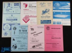 Collection of Swiss clubs' match programmes to include 1957/58 Grasshoppers v Urania-Geneve-