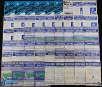 Collection of Bolton Wanderers homes 1951/52 Newcastle Utd, 1954/55 Leicester City, Blackpool,