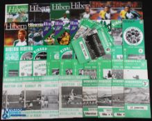 Selection of Hibernian home match programmes 1952/53 Partick Thistle (SLC), 1954/55 Hearts (