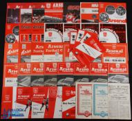 Collection of Arsenal home programmes 1946/47 Chelsea (FAC replay), 1947/48 FA XI v RAF XI, Bradford