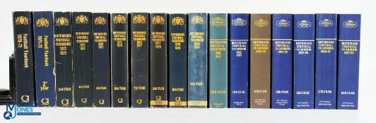 1970-1988 Rothmans Football Yearbooks, a run of 18 books, most are in good used condition - one book