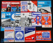 Selection of Rangers homes 1960/61 Ferencvaros (ECWC), 1963/64 Everton (Challenge), 1964/65 Red Star