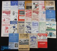 Collection of Shrewsbury Town away programmes 1951/52 Aldershot, Reading, Bournemouth, Ipswich