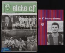 1959/60 Elche CF v Real Madrid (Di Stefano, Puskas, Gento), 17 October 1959 large programme issue;