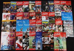 2006 St Helen's Rugby H & A League Programmes (c.40): A boxful of Saints' issues for that calendar