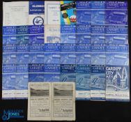 Selection of Cardiff City home match programmes 1944/45 Aberavon (Football league west), 1943/44