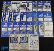 Collection of Chelsea home programmes 1946/47 Derby County, 1947/48 Charlton Athletic (Sellotape