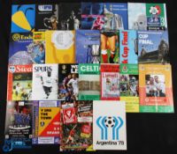 Collection of football programmes 1977 Argentina v England at Boca Juniors 12 June 1977, 1999