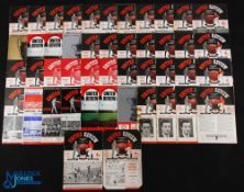 Collection of Manchester Utd home programmes 1954/55 Bolton Wanderers, 1955/56 Huddersfield Town (