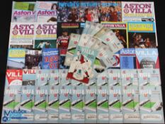 Collection of Aston Villa home programmes 1948/49 Sunderland, 1949/50 Portsmouth/Sheffield Wednesday