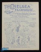 Pre-War 1923/1924 Chelsea v Huddersfield Town Div. 1 match programme 26 January 1924, 4 pages, good.