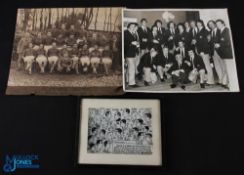 Vintage Images of Rugby Tourists to the UK (3): Lovely trio: 'Les Touristes Elbeuviens', Champions