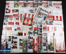 Collection of modern (2000s) football programmes Telford Utd + Shifnal Town mainly homes + some
