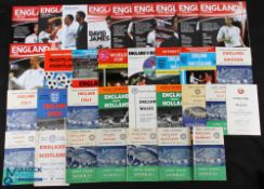1958-2008 England International and School Boy International Programmes, a collection of England v
