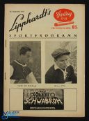 1955/56 Lipphardt's Sport programme 11 September 1955 covering the following football matches: FC St