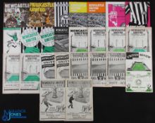 Selection of Newcastle Utd homes 1951/52 Manchester City, Stoke City, 1954/55 Aston Villa, 1955/56
