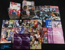 1990s St Helen's Rugby H & A League Programmes (c.375): Three boxes full of the Saints issues across