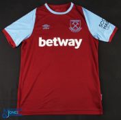 Michail Antonio No 30 West Ham United 2020/21 125 Years home match issue football shirt - Umbro /