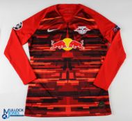 Peter Gulascsi No 1 RB Leipzig Champions League goalkeeper match issue football shirt - in red, Nike
