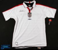 2004 Wayne Rooney Signed England Umbro Football Shirt, short sleeve size M with COA from Signed