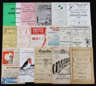 Selection of non-league match programmes 1958/59 Gainsborough Trinity v Grantham Town, Cambridge