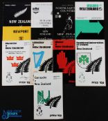 NZ in the British Isles 1970s Rugby Programmes (9): 1972-3 Midland Counties West, NE Counties,